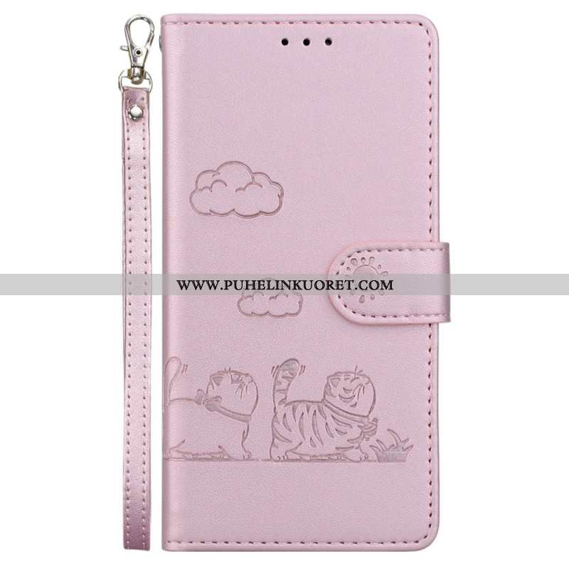 Kotelot Xiaomi Redmi Note 15 5g Puhelinkuoret Rfid-esto Ja Kissanpentukuvio