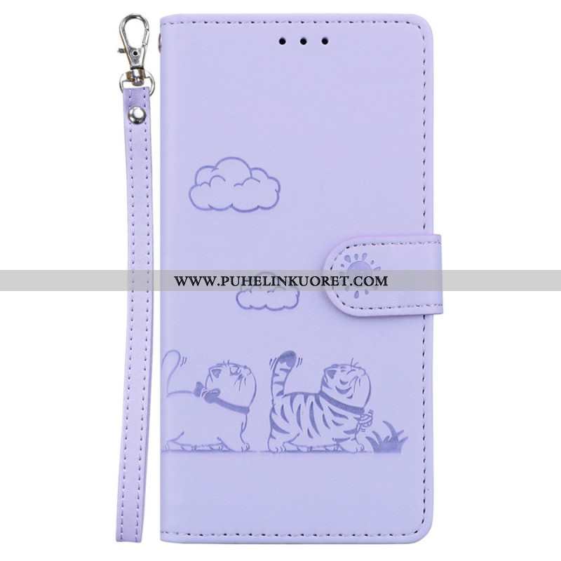 Kotelot Xiaomi Redmi Note 15 5g Puhelinkuoret Rfid-esto Ja Kissanpentukuvio