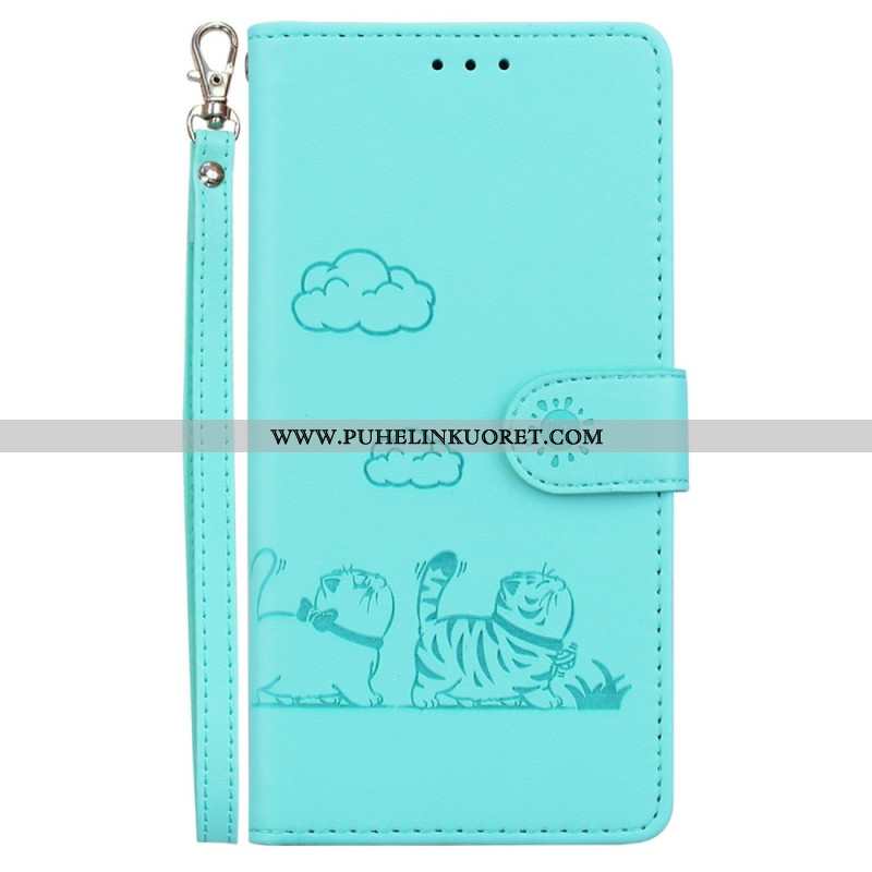 Kotelot Xiaomi Redmi Note 15 5g Puhelinkuoret Rfid-esto Ja Kissanpentukuvio