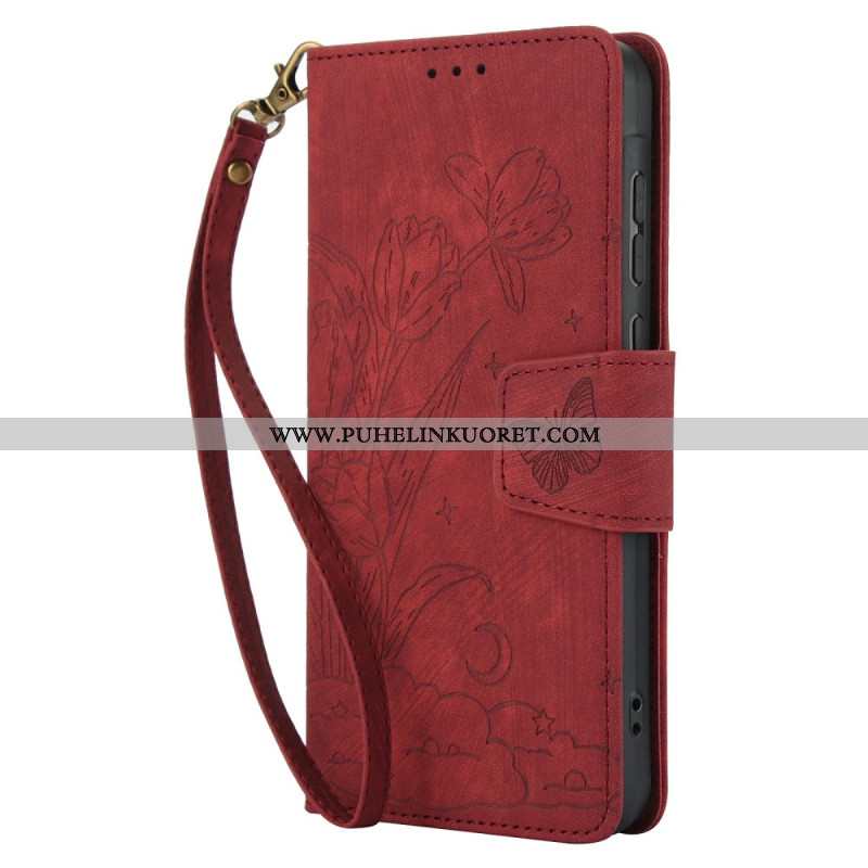 Kotelot Xiaomi Redmi Note 15 5g Kukkia Ja Perhosia Suojakuori