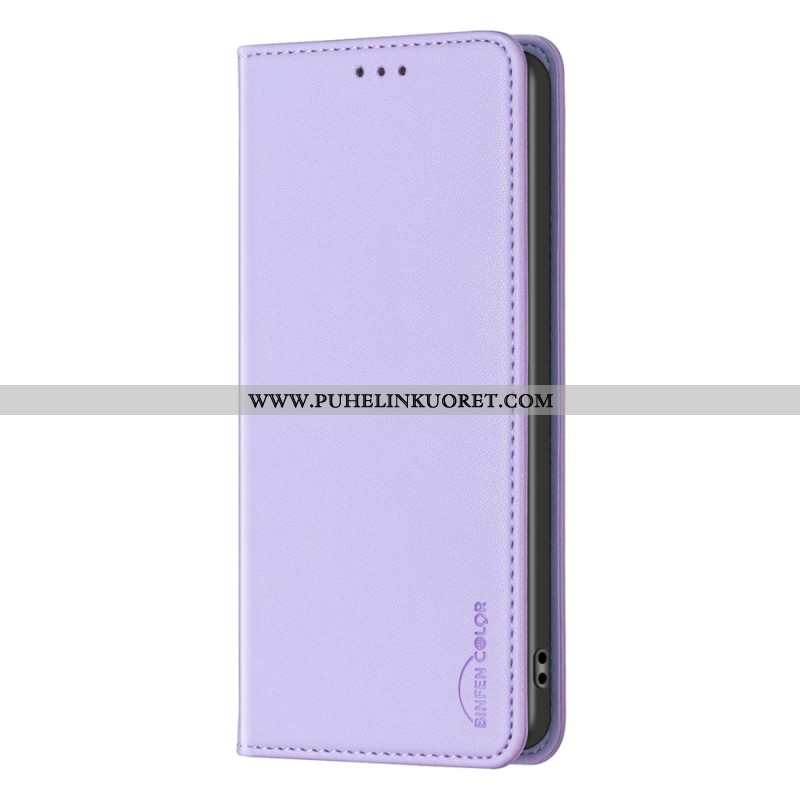 Nahkakotelo Xiaomi Redmi Note 15 5g Binfen Color Nahkakuvio