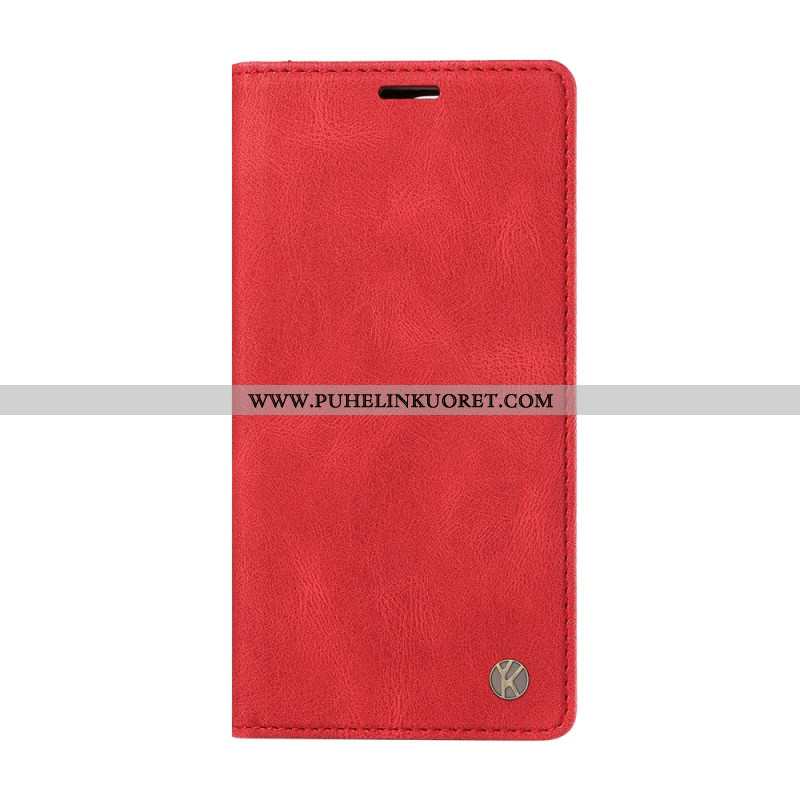 Nahkakotelo Xiaomi Redmi Note 15 5g Puhelinkuoret Yikatu Mokkanahkakuvio