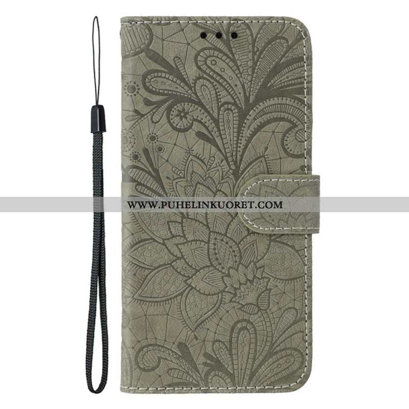 Kotelot Xiaomi Redmi Note 15 Pro 5g Kukkakuvioinen Pitsikuvio