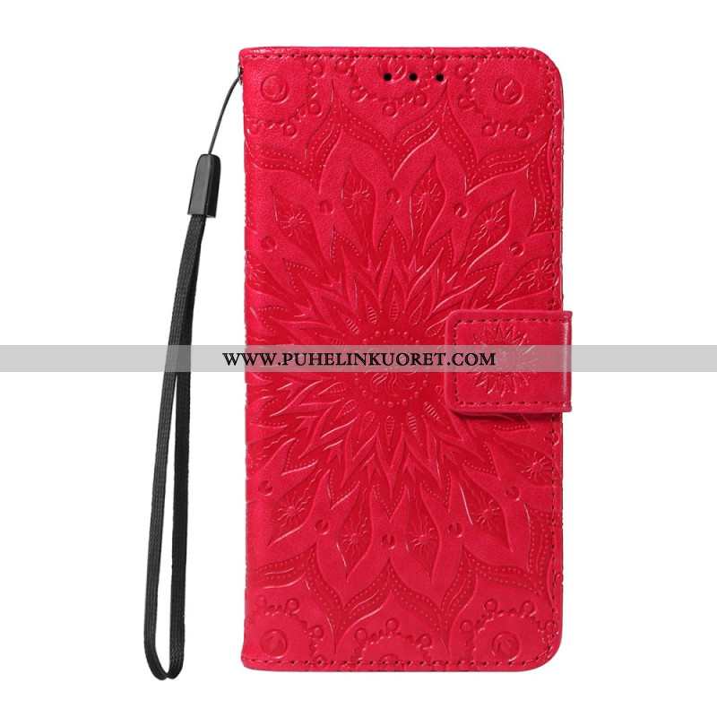 Nahkakotelo Xiaomi Redmi Note 15 Pro 5g Auringonkukkakuvio