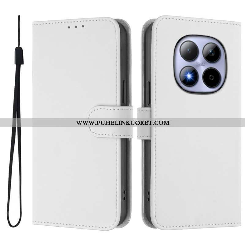 Kotelot Xiaomi Redmi Note 15 Pro 5g Puhelinkuoret Yksiväristä Keinonahkaa