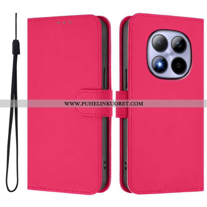 Kotelot Xiaomi Redmi Note 15 Pro 5g Puhelinkuoret Yksiväristä Keinonahkaa