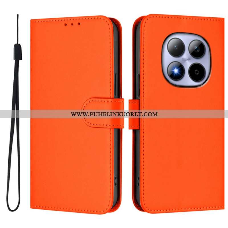 Kotelot Xiaomi Redmi Note 15 Pro 5g Puhelinkuoret Yksiväristä Keinonahkaa