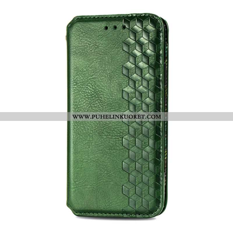 Nahkakotelo Xiaomi Redmi Note 15 Pro Plus 5g Timanttikuvio