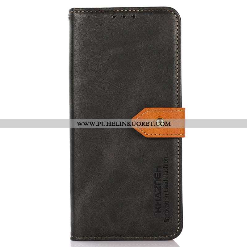 Nahkakotelo Xiaomi Redmi Note 15 Pro Plus 5g Khazneh Kultainen Lukko