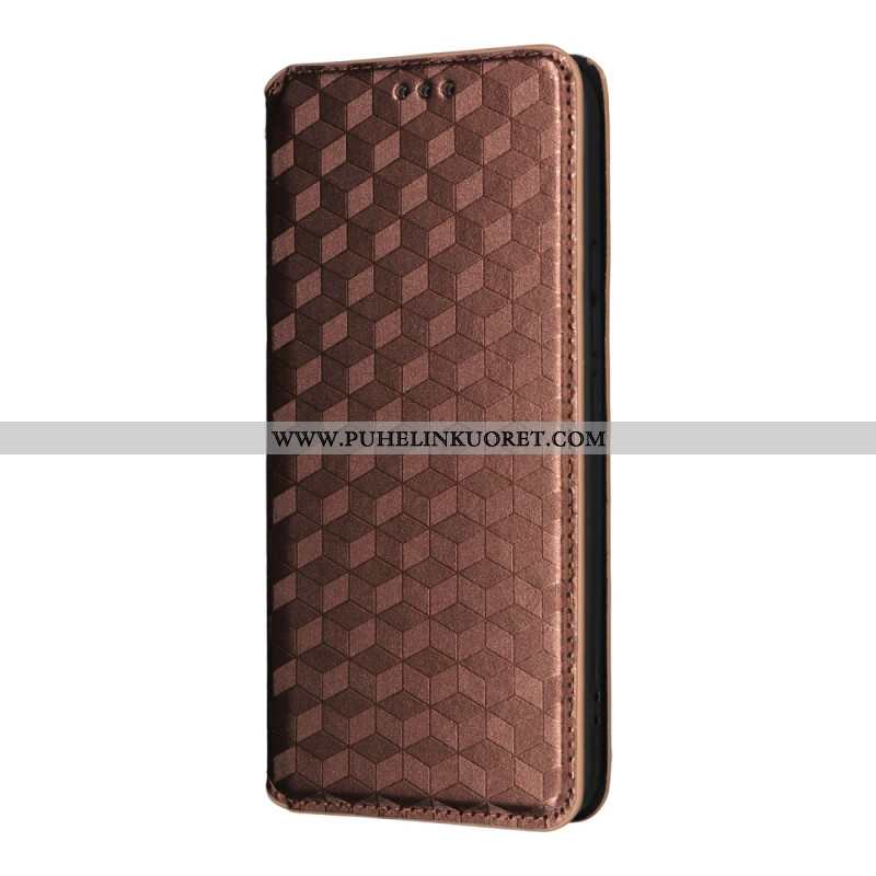 Nahkakotelo Xiaomi Redmi Note 15 Pro Plus 5g Kiiltävät Timantit