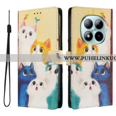 Kotelot Xiaomi Redmi Note 15 Pro Plus 5g Värikkäitä Kissoja