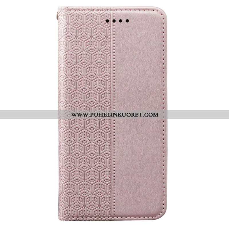 Nahkakotelo Xiaomi Redmi Note 15 Pro Plus 5g Läppäkansi Hihnareunuksella