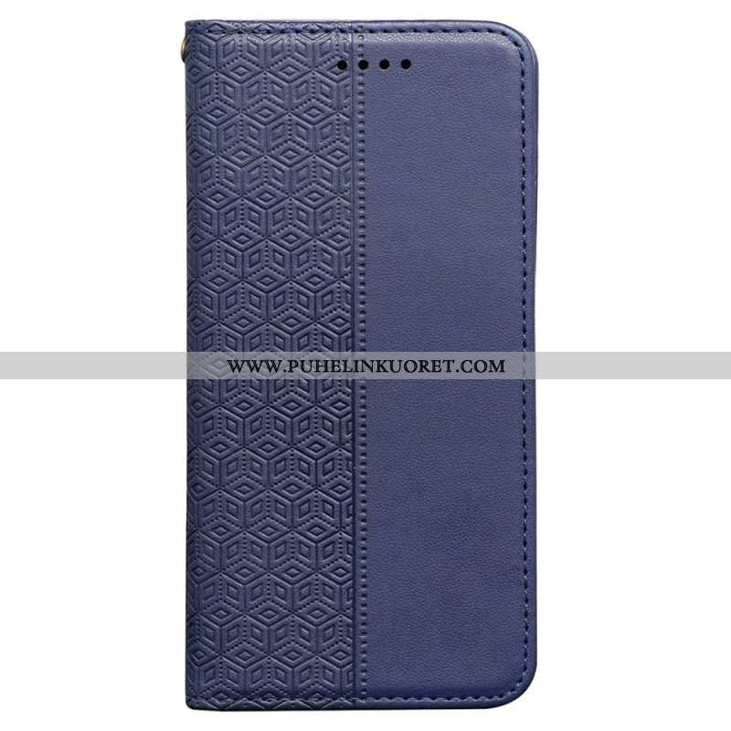 Nahkakotelo Xiaomi Redmi Note 15 Pro Plus 5g Läppäkansi Hihnareunuksella