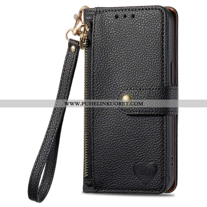 Kotelot Xiaomi Redmi Note 15 Pro Plus 5g Puhelinkuoret Rfid-suojattu Sydänkuvio