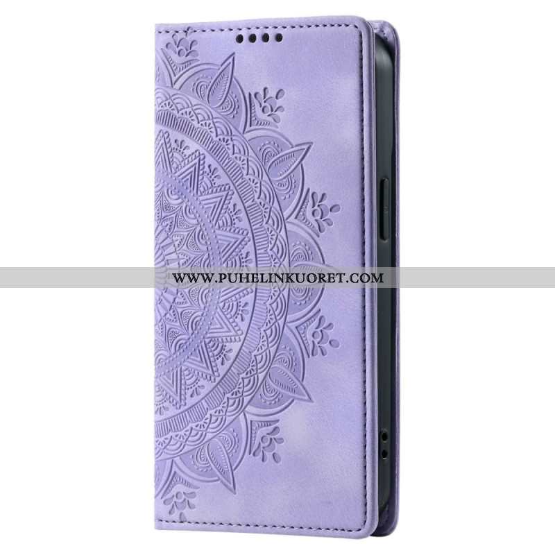 Nahkakotelo Xiaomi Redmi Note 15 Pro Plus 5g Mandala-mokkanahkakuvio