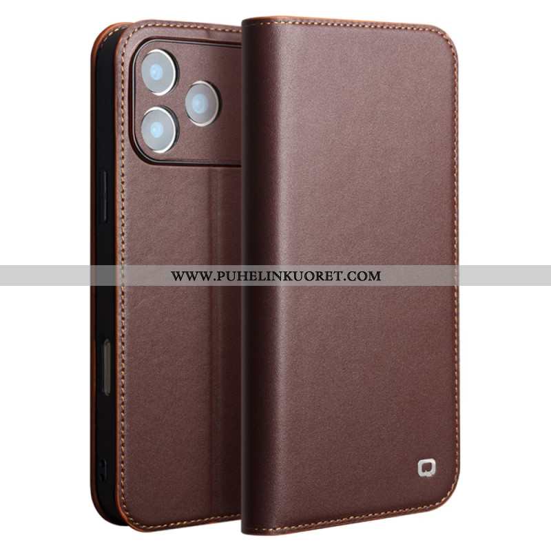 Nahkakotelo iPhone 17 Pro Max Qialino