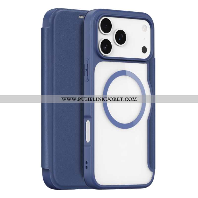 Nahkakotelo iPhone 17 Pro Max Magsafe-yhteensopiva Skin X Pro -sarja Dux Ducis