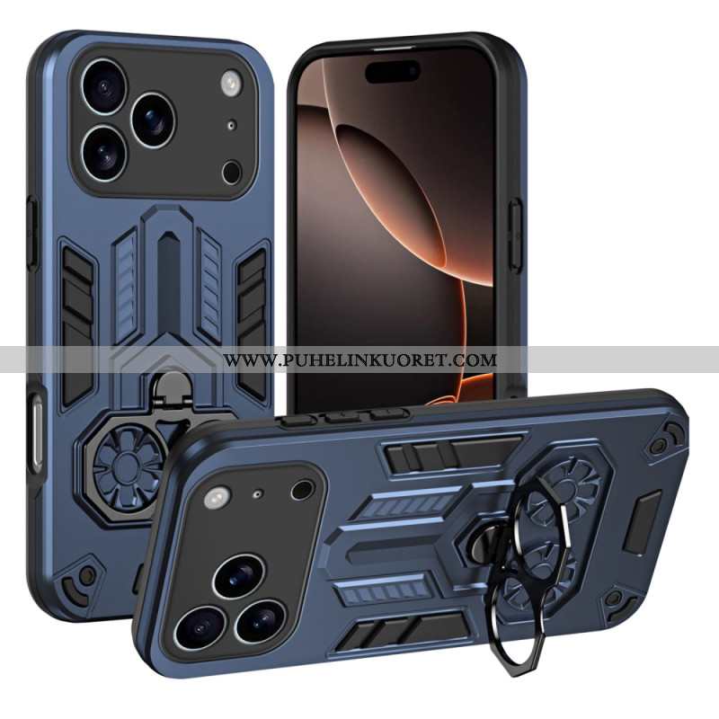 Kuori iPhone 17 Pro Max Sormuksen Pidike Ja Tukijalka