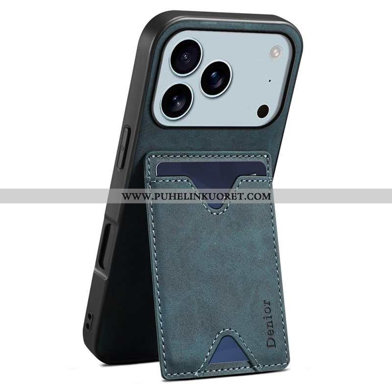 Kuori iPhone 17 Pro Max Denior Korttikotelo Ja Teline