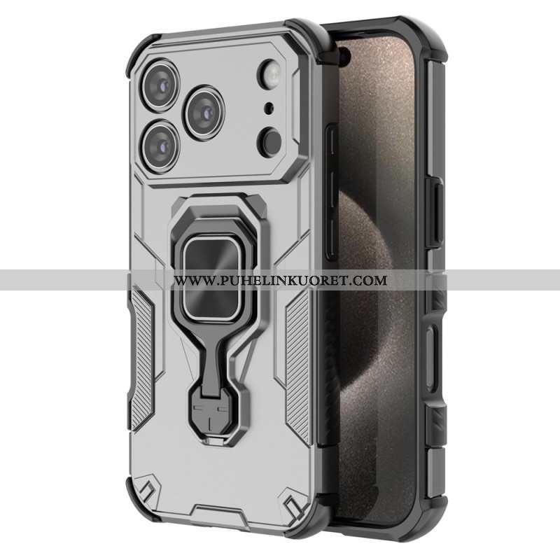 Kuori iPhone 17 Pro Max Kestävä Sormus Suojakuori