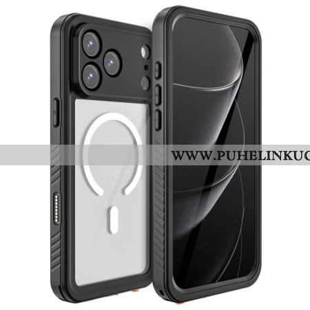 Kuori iPhone 17 Pro Max Läpinäkyvä Magsafe-yhteensopiva Vedenpitävä Ip68