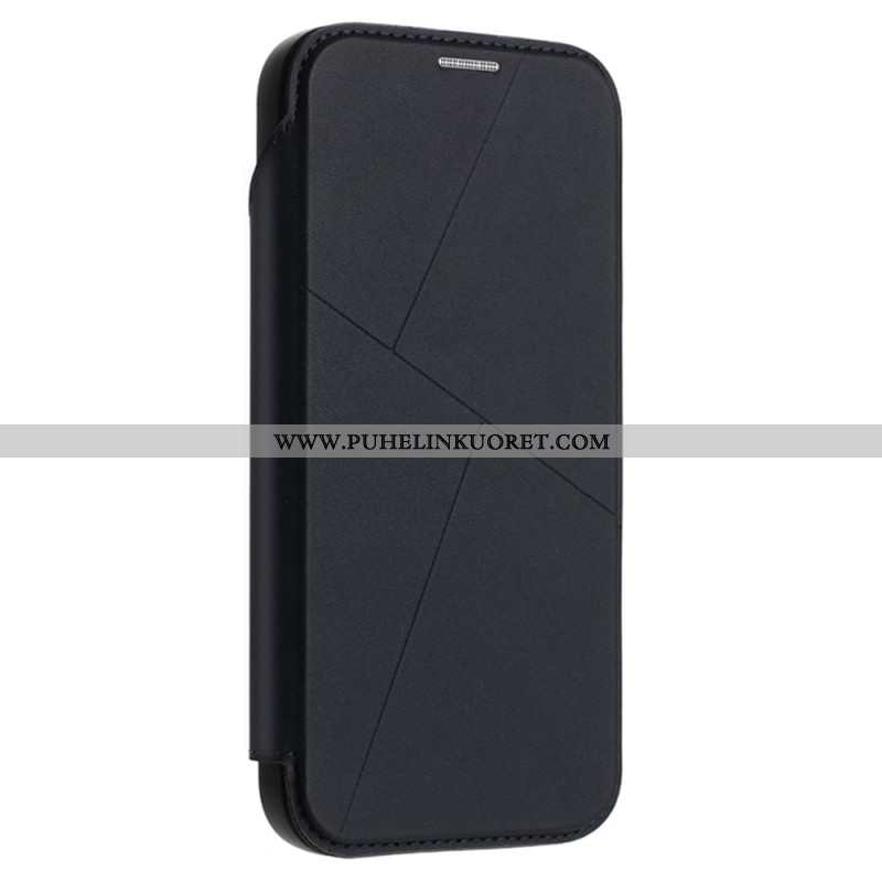 Nahkakotelo iPhone 17 Pro Max Magneettinen Suljin Ja Korttikotelo