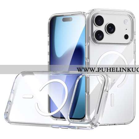 Kuori iPhone 17 Pro Max Magsafe-yhteensopiva Kirkas