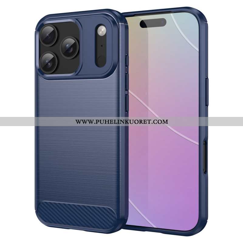 Kuori iPhone 17 Pro Harjattu Hiilikuitu