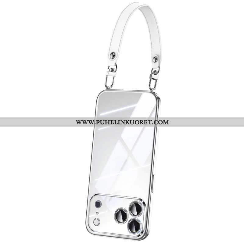 Kuori iPhone 17 Pro Kirkas Rannehihnalla