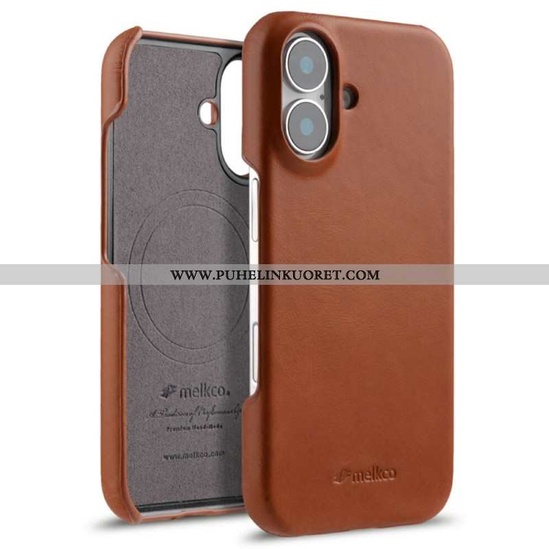 Kuori iPhone 17 Magsafe-yhteensopiva Vahattu Nahka