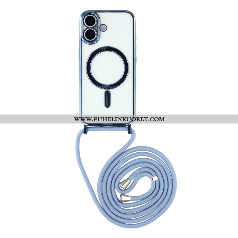 Kuori iPhone 17 Magsafe-yhteensopiva Läpinäkyvä Johdollinen Suojakuori Suojakuori