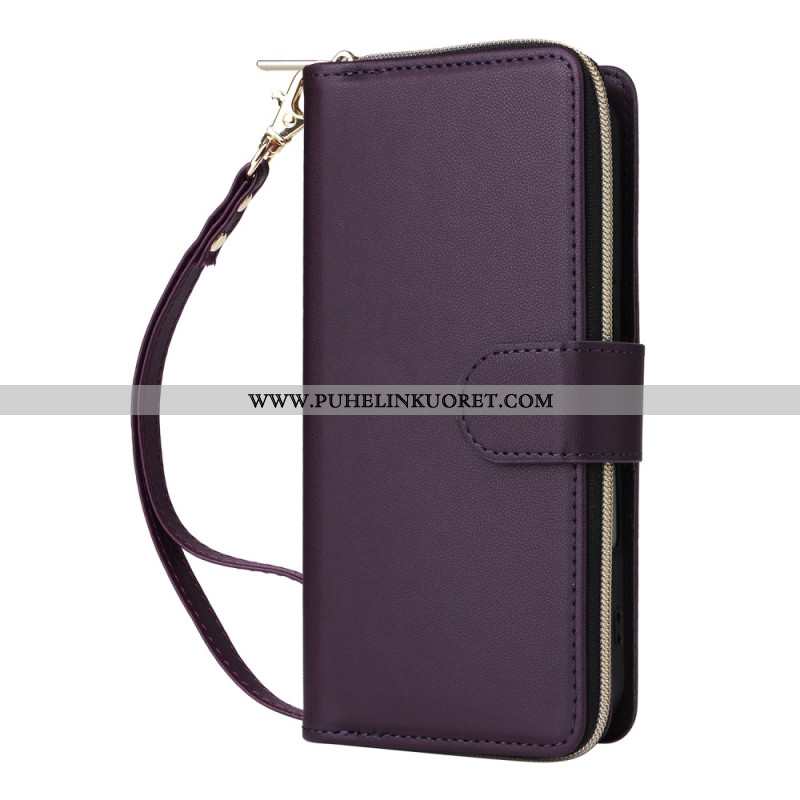 Kotelot iPhone 17 Puhelinkuoret 9 Kortin Lokeron Lompakko Ja Nauha