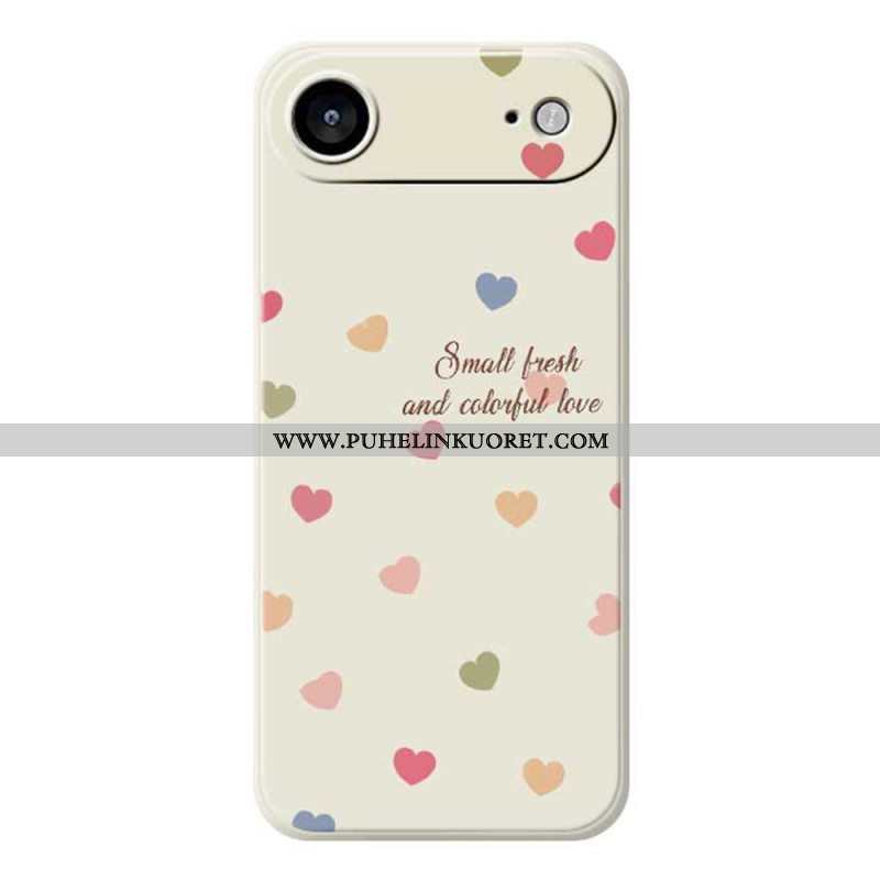 Kuori iPhone Air Värikkäitä Sydämiä