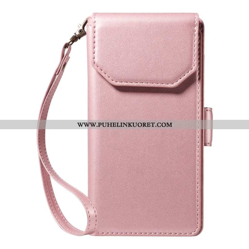 Kuoret iPhone Air Korttikoteloilla Ja Rannehihnalla