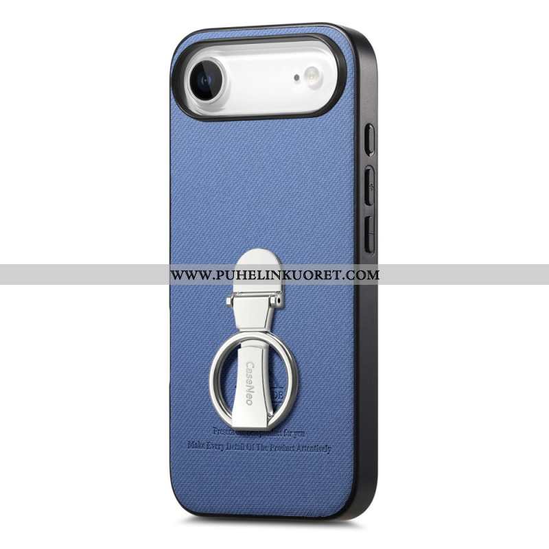 Kuori iPhone Air Taittuvalla Jalustalla Ja Twill-kuvioinnilla Suojakuori