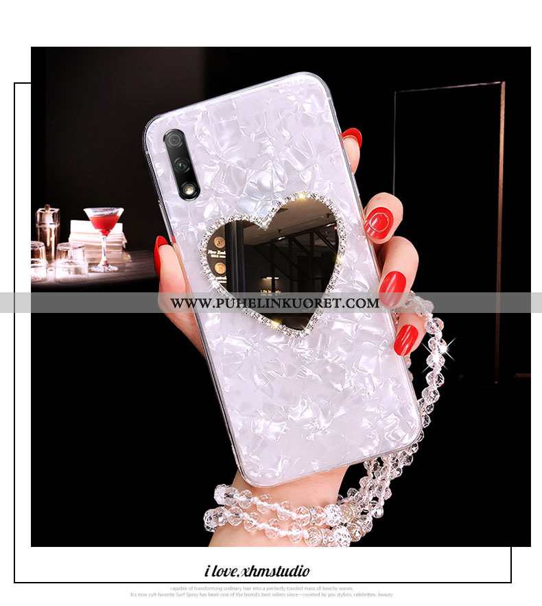 Kuoret, Kotelo Honor 9x Rhinestone Inlay Persoonallisuus Pehmeä Neste Suuntaus Suojaus Pinkki