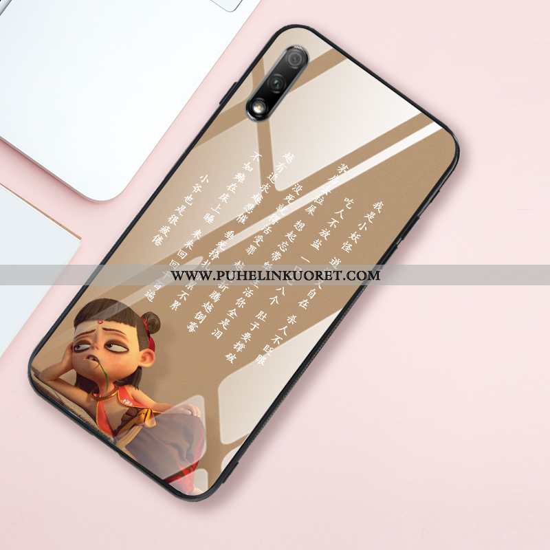 Kuori, Kuoret Honor 9x Lasi Suuntaus Puhelimen Silikoni All Inclusive Pinkki