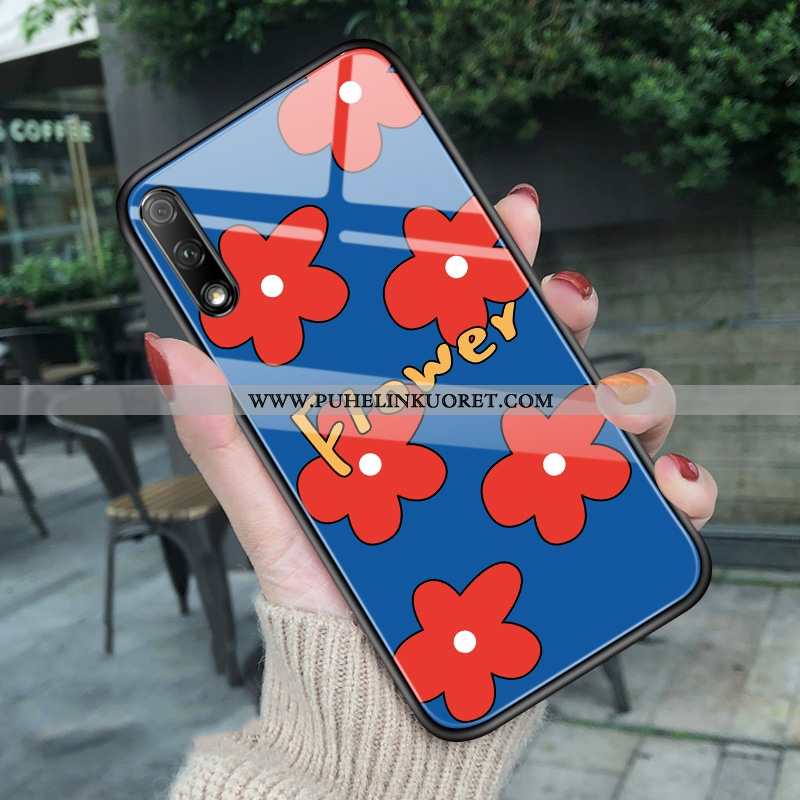 Kuori, Kuoret Honor 9x Valo Suojaus Kukka Pieni Puhelimen Valkoinen