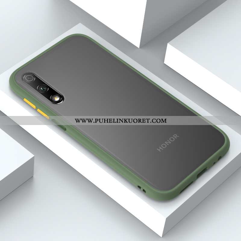 Kuoret, Kotelo Honor 9x Silikoni Suojaus Net Red Vaalean Vihreä