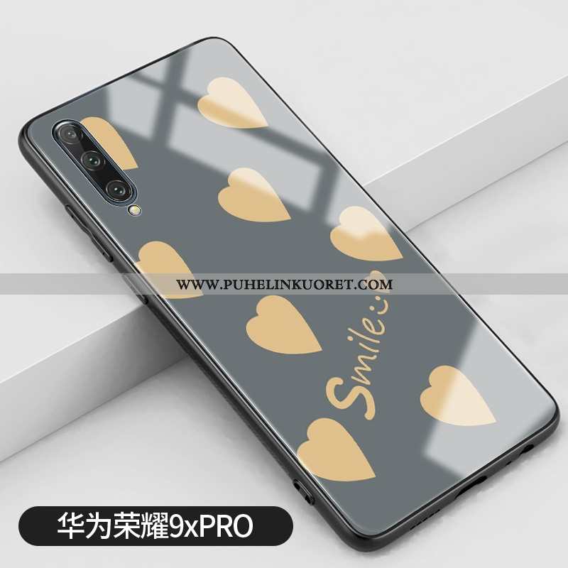 Kotelo, Kuori Honor 9x Pro Suojaus Lasi Tila Luova Peili Vihreä