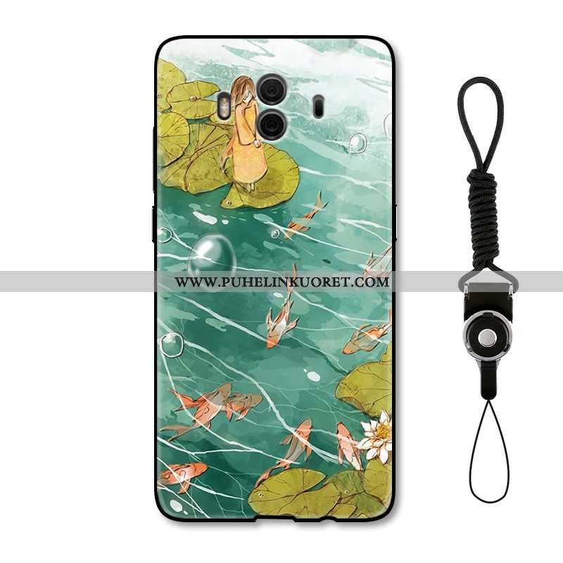 Kuori, Kuoret Huawei Mate 10 Kohokuviointi Suojaus Murtumaton Puhelimen Kotelo Beige