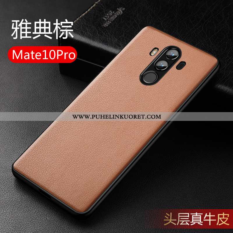 Kuoret, Kotelo Huawei Mate 10 Pro Luova Aito Nahka Persoonallisuus Valo Kuori Sininen