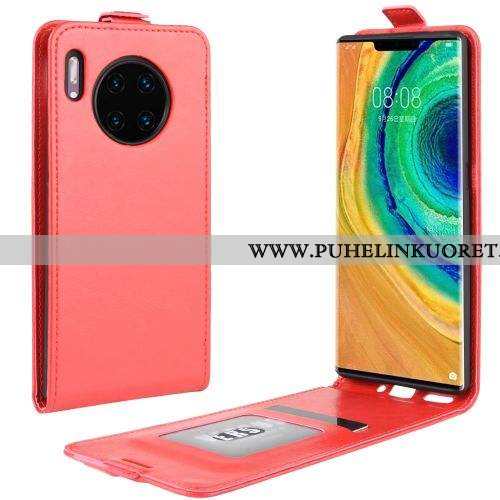 Kuori, Kuoret Huawei Mate 30 Nahkakuori Suojaus Simpukka Pystysuora Osa Kuori Ruskea