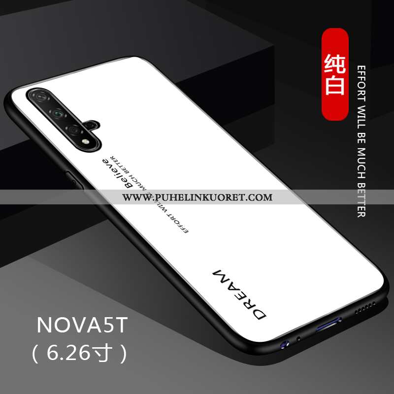 Kuori, Kuoret Huawei Nova 5t Suojaus Lasi Musta Muokata Kaltevuus Mustat