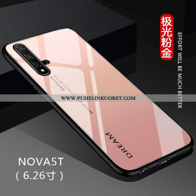 Kuori, Kuoret Huawei Nova 5t Suojaus Lasi Musta Muokata Kaltevuus Mustat