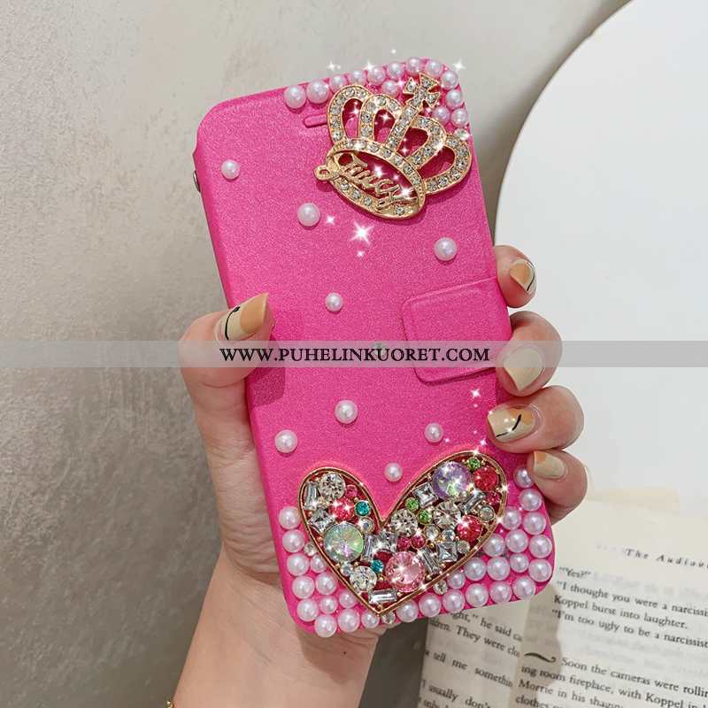 Kuoret, Kotelo Huawei P20 Suojaus Nahkakuori Net Red Murtumaton Kuori Pinkki