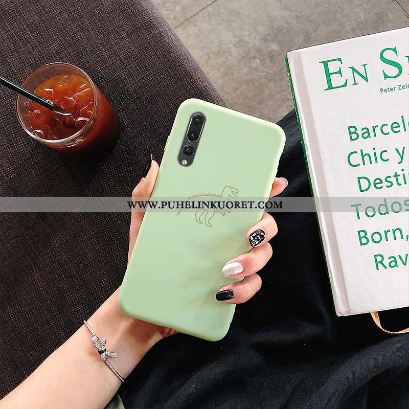 Kuori, Kuoret Huawei P20 Pro Valo Silikoni Tila Luova Punainen