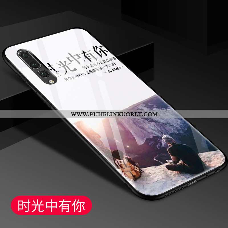 Kuoret, Kotelo Huawei P20 Pro Sarjakuva Ihana Kuori Lasi Murtumaton Sininen