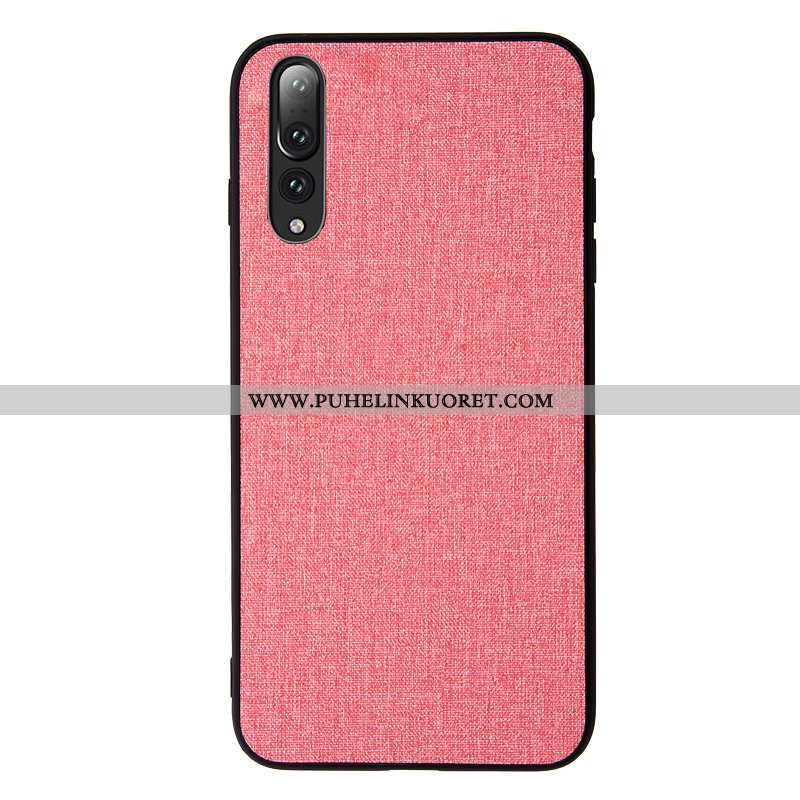 Kotelo, Kuori Huawei P20 Pro Kukkakuvio Suuntaus Kiinteä Väri Kotelo Kova Sininen