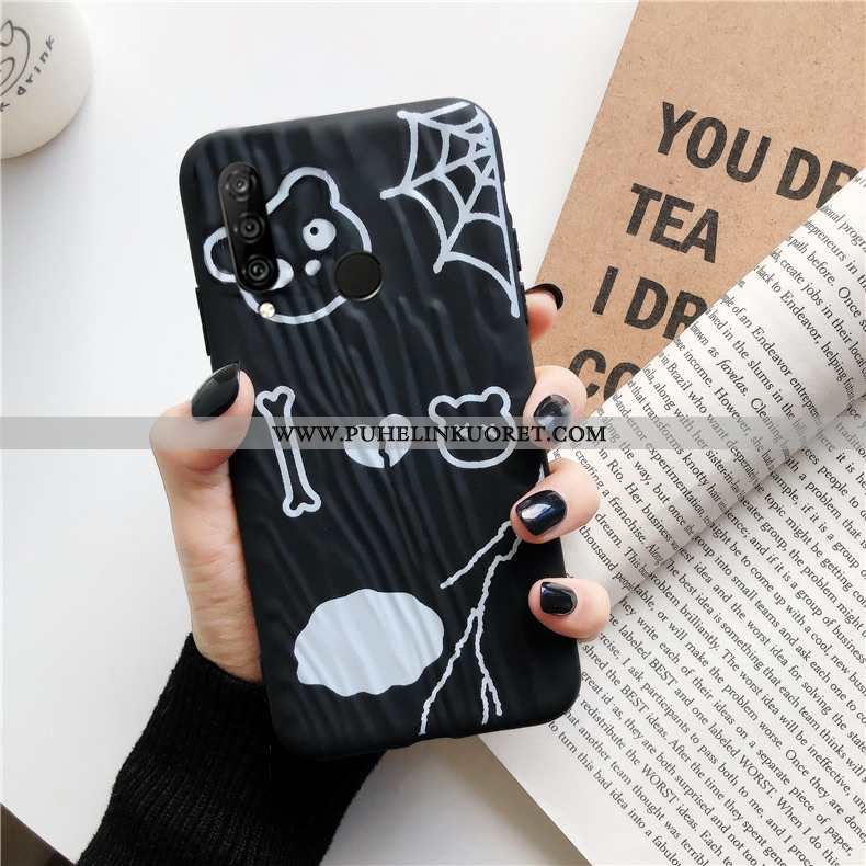 Kuori, Kuoret Huawei P30 Lite Xl Suojaus Tila Persoonallisuus Niitti Puhelimen Mustat